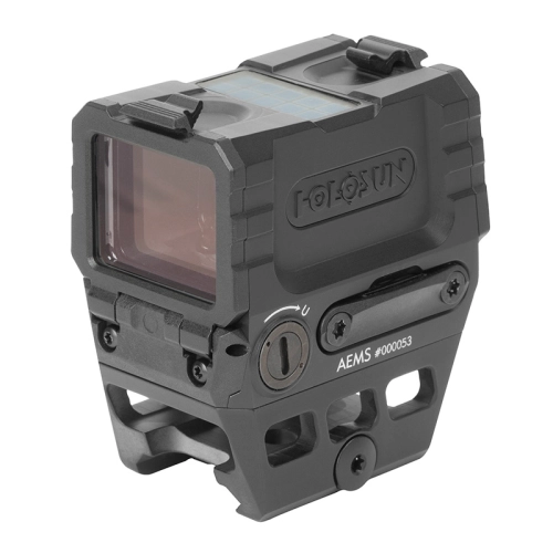 Holosun AEMS Enclosed Solar Multi-Reticle Green Dot (2 MOA & 65 MOA Circle)