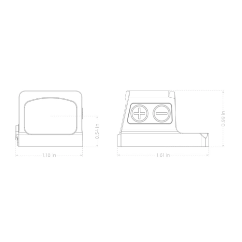 Holosun EPS Green MRS Enclosed Solar Green Dot (2 MOA & 32 MOA Circle)