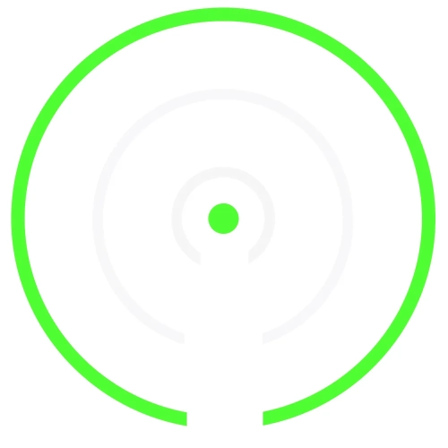 Holosun HE507COMP-GR CRS Multi-Reticle Green Dot (2 MOA Dot & 8/20/32 MOA Circle Reticle)