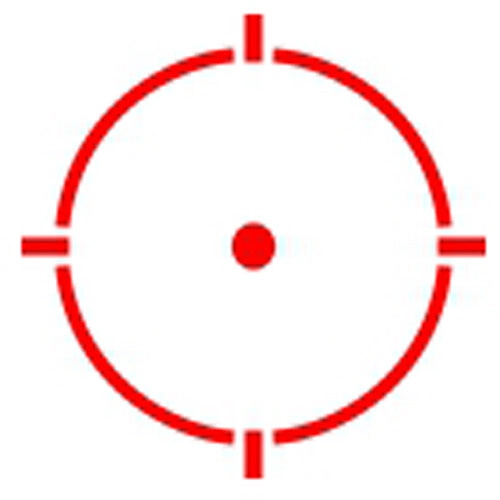 Holosun HE515GT-RD Multi-Reticle Red Dot (2 MOA & 65 MOA Circle)