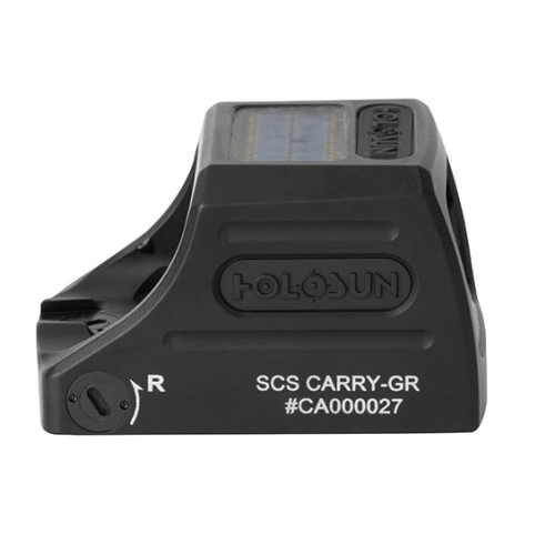Holosun SCS Carry Solar Şarjlı Multi-Reticle Green Dot (2 MOA & 32 MOA Circle)
