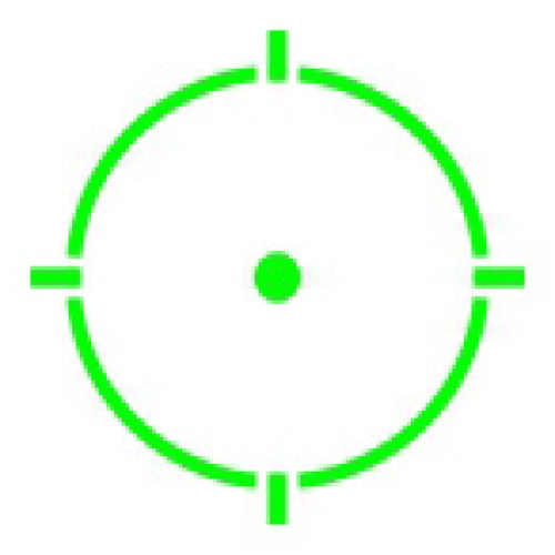 Holosun SCS Carry Solar Şarjlı Multi-Reticle Green Dot (2 MOA & 32 MOA Circle)