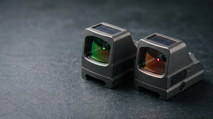 Holosun HE508T Red Dot ve Green Dot Nişangahlar: Titanyum Gövdede Güç ve Performans